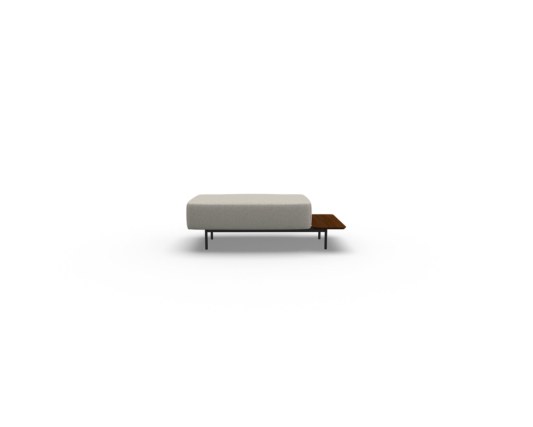 Noon Sofa Ottoman with Right Shelf